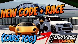 NEW CODE A Quick Review of the NEW Driving Empire Update [upl. by Leverett]