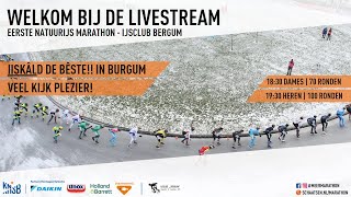 Livestream Eerste marathon natuurijs  Burgum [upl. by Ambrosi]