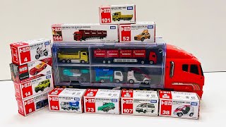 Box full of various miniature cars Peugeot Volvo Renault Hyundai Pagani Cadillac One DHL [upl. by Moe]