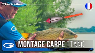 Comment Bien Réaliser son Montage de Ligne Carpe au Coup en Etang Sauvage par lExpert Garbolino [upl. by Inobe]