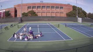 220219 NCAA Tennis  Court 5 Trinity University vs Sewanee [upl. by Pavier467]