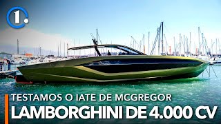 EXCLUSIVO TESTAMOS O IATE LAMBORGHINI DE 4000 CV [upl. by Ilaire]