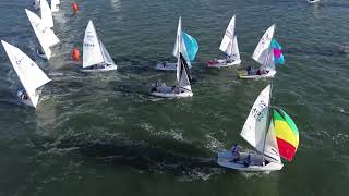 USA Jr Olympic Regatta Jensen Beach FL 12072024 c420 fleet race 4 USSailingMedia [upl. by Hobbs]