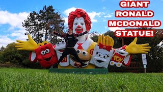 Giant Ronald McDonald Statue Sunbury Ohio [upl. by Ubana]