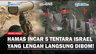 SIALNYA 5 TENTARA ISRAEL GUGUR SAAT KELUAR GEDUNG Tak Sadar Sudah Dibidik Hamas dari Kejauhan [upl. by Eelibuj398]