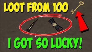 BackToBack RARE Loot  Loot From 100 Gold Tomb Keys  50M OSRS GP GIVEAWAY  RuneX RSPS [upl. by Robena]