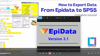 Export data from epidata to SPSS  Epidata v31  Import data in SPSS  Nepali  Lagun Channel [upl. by Ainitsirhc600]