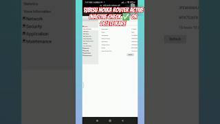 Subisu noika router Home network settings check ✅ mobile 📲 device connected name showing or delete [upl. by Schreib]