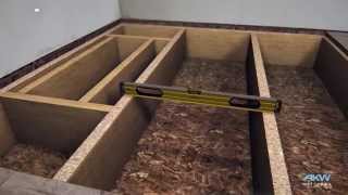 AKW TriForm  How to install a Wet Room former on a timber floor [upl. by Honorine]