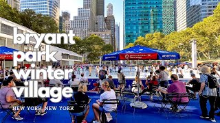 Bryant Park Winter Village  NYC [upl. by Baumann173]