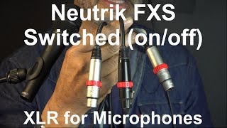 Neutrik FXS OnOff Switched XLR for Microphones [upl. by Bikales]