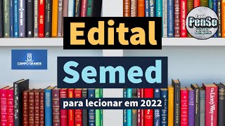 Edital Semed 20212022 [upl. by Eilliw]