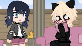 Chat noir found marinette’s diary  au  mlb gacha [upl. by Isidoro]