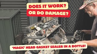 Head Gasket Sealer Repair in a Bottle What It REALLY DOES To An Engine Is it SAFE engine car [upl. by Horwitz]