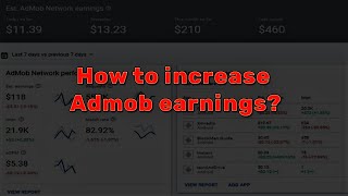 How to increase Admob earnings [upl. by Jaret]