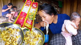 Soup Noodles having in goat hut II Mr Nati amp Manjitas snacks timeAloneAdhirajnepal [upl. by Marjie]