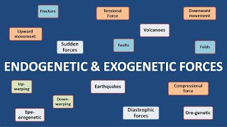 ENDOGENETIC amp EXOGENETIC FORCES [upl. by Romanas141]