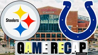 Steelers  Colts Game Recap [upl. by Sunil]