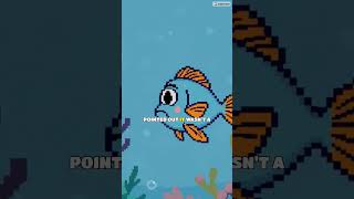 This fish is really scared of sharks 🦈🐟 funnyoceanhumorfishy humor comedyshorts funnystories [upl. by Toiboid]