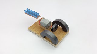 Self Running Free Energy Generator With DC Motor And Two Half Magnet [upl. by Montana]