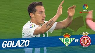 Golazo de Guardado 11 Real Betis vs Girona FC [upl. by Linson]