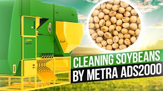 Grain Cleaner METRA ADS 2000CDC Cleanin Soybeans [upl. by Kuebbing]