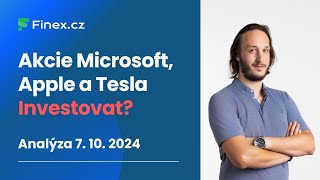 Akcie Microsoft Apple a Tesla 📉 Má ještě smysl do nich investovat [upl. by Haramat220]