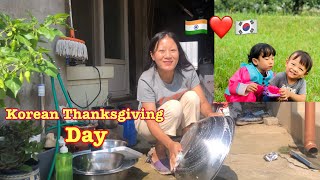 Korean Thanksgiving Day 🇮🇳❤️🇰🇷 [upl. by Nnelg]