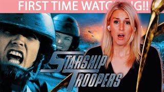 STARSHIP TROOPERS 1997  FIRST TIME WATCHING  MOVIE REACTION [upl. by Cai896]