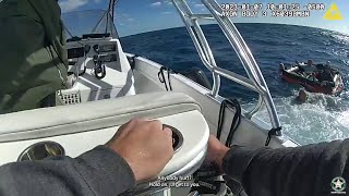 BSO video captures rescue at sea off Hillsboro Inlet [upl. by Yme494]