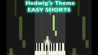 Hedwigs Theme EASY Piano Tutorial shorts [upl. by Padgett]