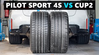 Michelin Pilot Sport 4S VS Michelin Pilot Sport Cup 2  Compared on Track [upl. by Rotsen493]