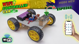 WiFi Control Car Using Node MCU ESP8266 Module raminventedtech nodemcu esp8266 wificar project [upl. by Sloan]