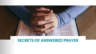 Signs of the Second Coming Secrets of Answered Prayer [upl. by Augustus]