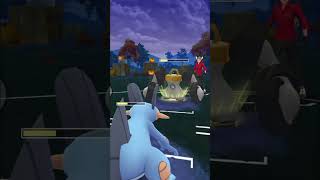 Swampert vs Melmetal in pokemongo subscribe like pokemon 100iv [upl. by Haneen846]