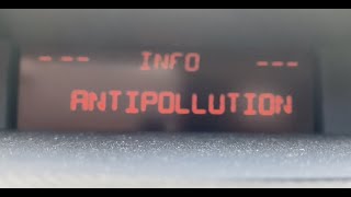 Peugeot Anti Pollution Error Fixed [upl. by Gimble476]