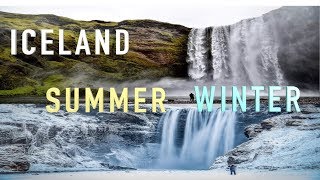 ICELAND WINTER VS SUMMER  EL ATLAS DE JON [upl. by Cary]