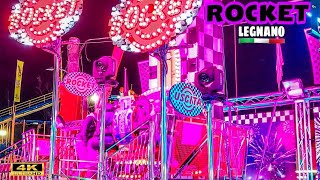 ROCKET Ride  Giostre 2024 🇮🇹 Legnano Lunapark 4K [upl. by Sellma]