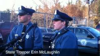 Massachusetts State Police chase robbery suspect [upl. by Bois857]