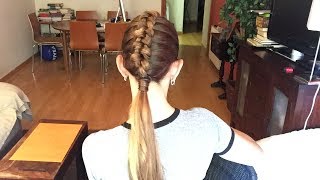 Trenza infinita  Trena infinita  Infinite dutch braid [upl. by Fairman]