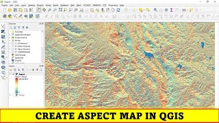 QGIS Tutorials 46 Create Aspect Map in QGIS [upl. by Ardnasyl]