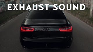 AUDI A6 28 FSI EXHAUST SOUND [upl. by Ecarg]