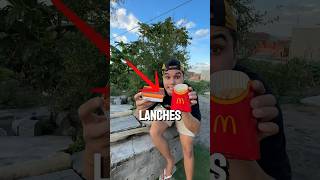 COMIDA SAUDÁVEL VS LANCHES FAST FOOD 🍟🍌🍔 [upl. by Lodhia496]