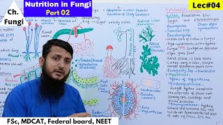 Nutrition in fungi  Lichen and Mycorrhizae  Mutualistic fungi  Lec04  Part 1 bio [upl. by Marline]