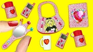 10 Kolay DIY Minyatür Nasıl Yapılır  10 Kolay Barbie Bebek için Minyatür DIY El Sanatları [upl. by Amandi]