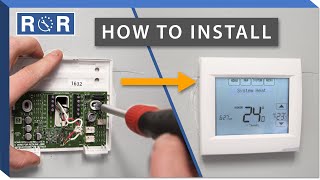 How to Install a Thermostat  Repair and Replace [upl. by Attenrad]