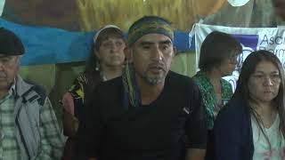 ALEJANDRO JONES HUALA LOF RESISTENCIA CUSHAMEN PUEBLOS INDIGENAS RECHAZAN DECLARACIONES [upl. by Anastase447]