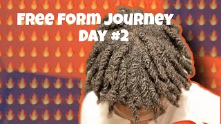 FREEFORM TWISTOUT METHOD JOURNEY pt2 [upl. by Knut]