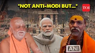 Modi Will Touch Idol All 4 Shankaracharyas to skip Ram temple inauguration in Ayodhya  TOI [upl. by Liauqram]