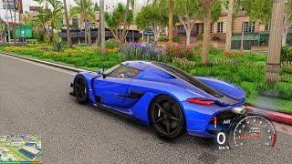 GTA 5 Breathtaking Graphics Mod With Enhanced Real Life Traffic Gameplay Ultra Settings  Koenigsegg [upl. by Odlaw]